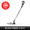 Hylite 2 lightweight cordless vacuum shown in the image with fluffy brush attached on top.