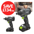Impact Driver x2 Battery Bundle (Grey)