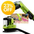 Gtech Koala Spot Cleaner with integrated brush head for quick cleaning of spills and stains on carpets, upholstery, and hard floors.