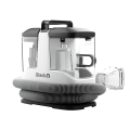 Gtech Penguin Spot Cleaner featuring dual water tanks, 5cm cleaning head with built-in brush, and self-cleaning cover.