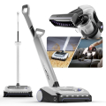 System Platinum Anti-Hair Wrap Cordless Vacuum shown in full and close-up views.