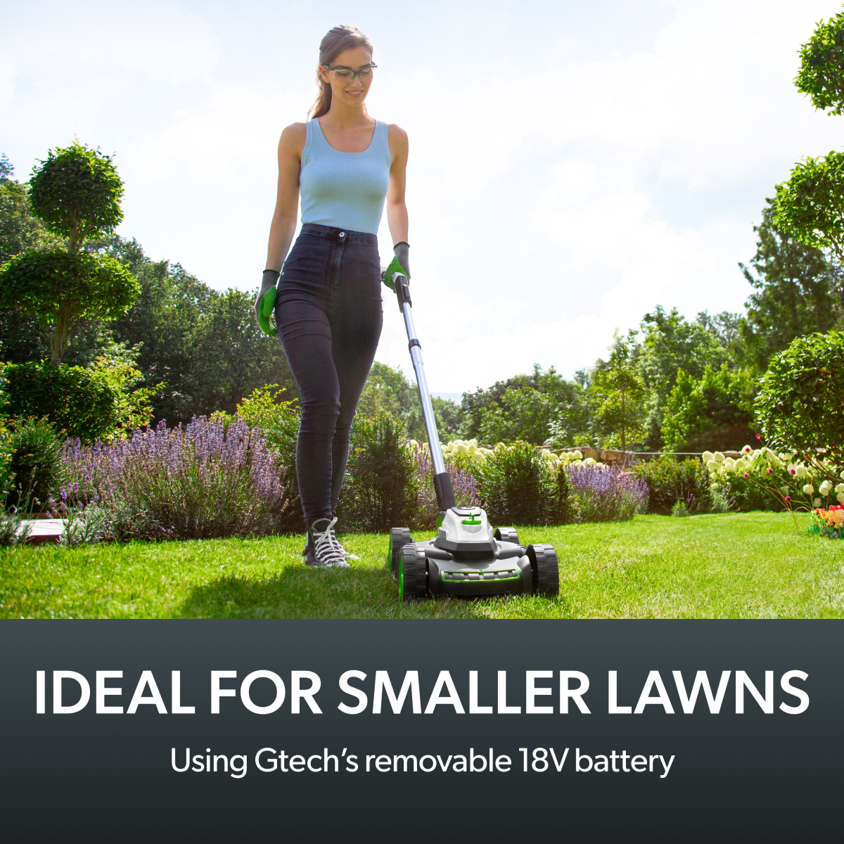 Small Lawnmower (Body Only) Cordless Garden Tools Gtech - Main Image