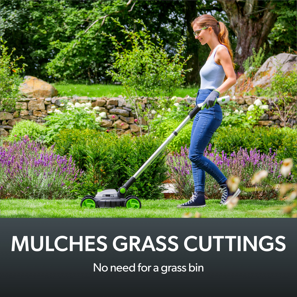 Small Cordless Lawn Mower SLM 50 Cordless Lawnmower Gtech