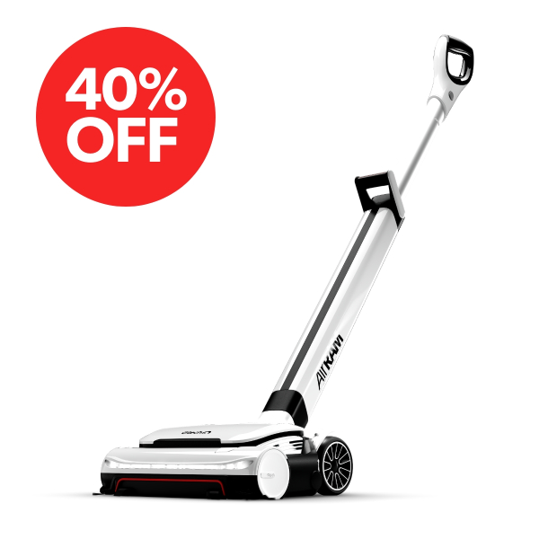 AirRAM 3 Plus Dual Edge-Clean Cordless Vacuum with Voice Assist, shown in full and close-up views.
