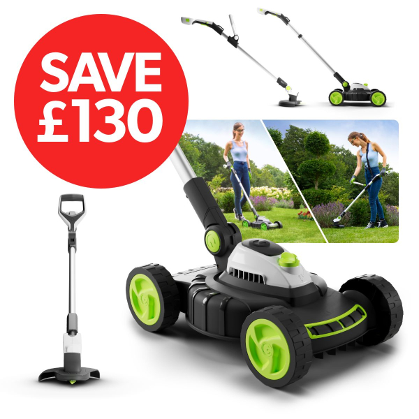 Compact Lawnmower SLM50 and Grass Trimmer GT50 Bundle