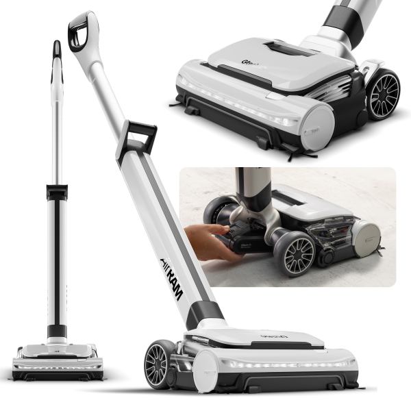 Air Ram 3 vacuum shown from multiple angles.
