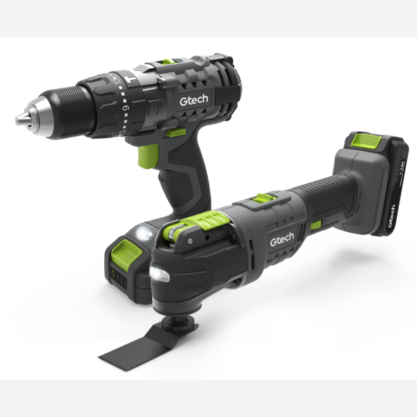 Combi Drill & Multi Tool Bundle (Grey)