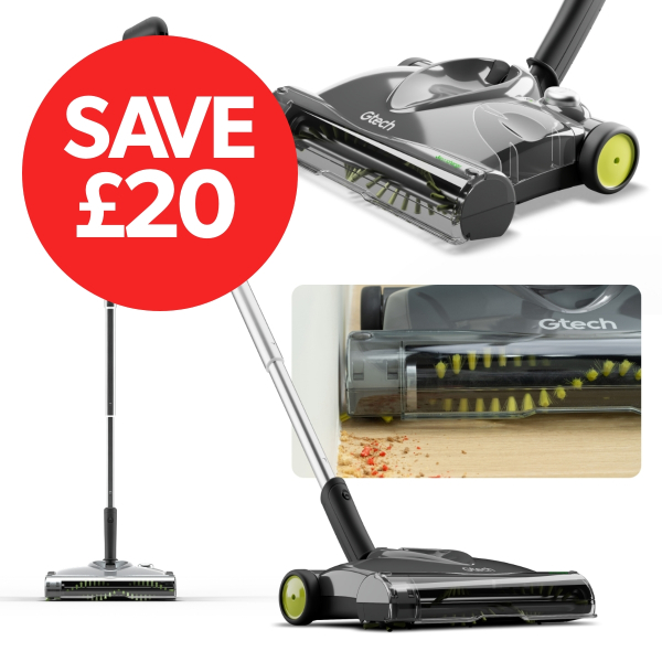 Lithium carpet sweeper SW22 shown in the image with full and close-up views.