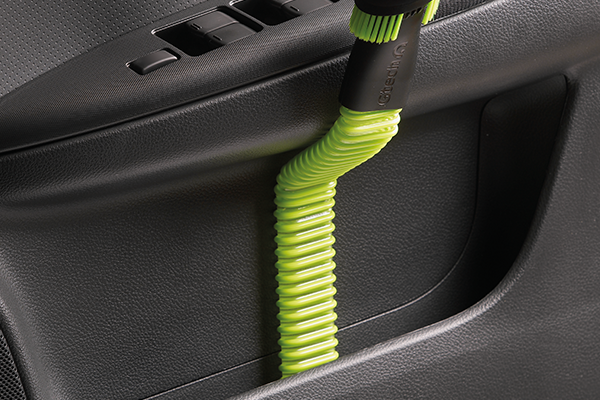 Use the Gtech Multi’s attachments to clean car interior