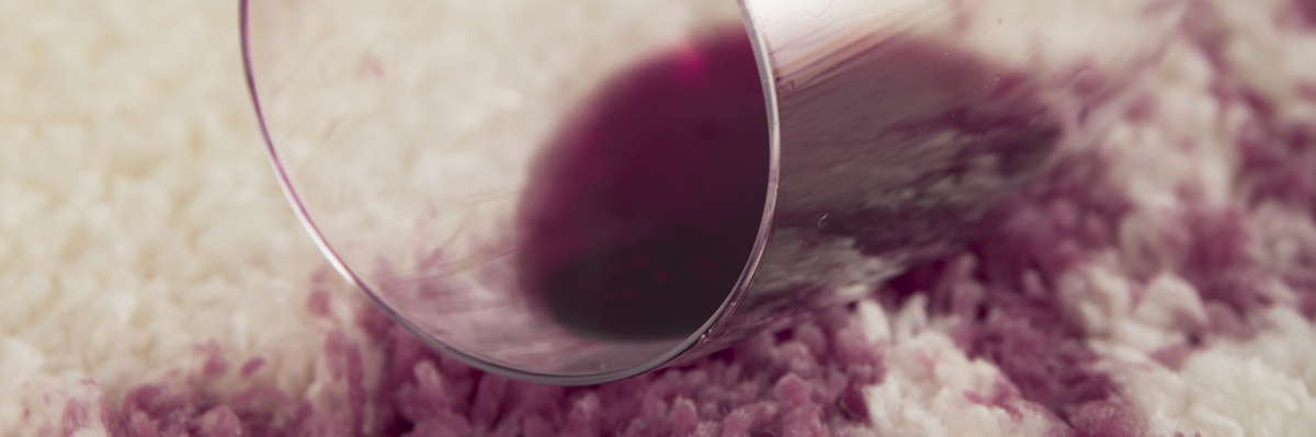 How to remove red wine from carpet?