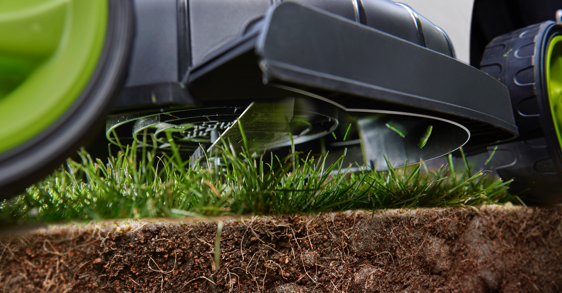 Battery powered mower