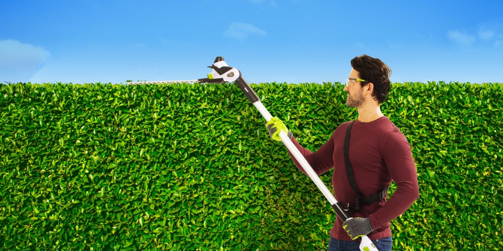 Long Reach Hedge Trimmer HT50 Telescopic hedge trimmer Gtech
