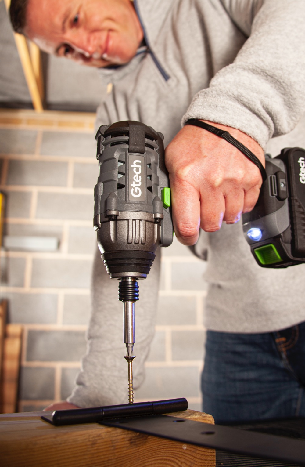 Battery powered impact driver