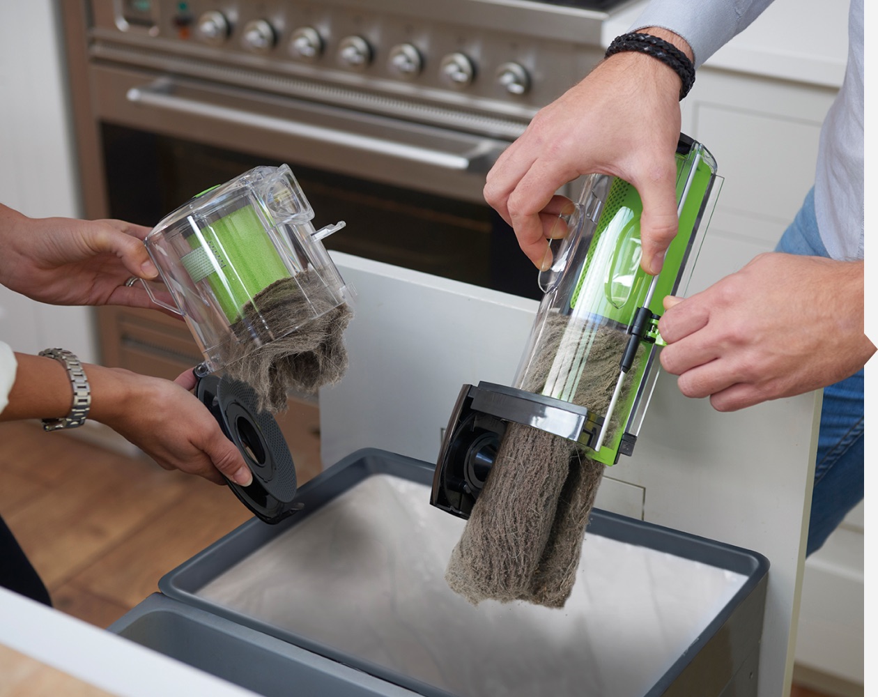 System cordless vacuum cleaner bundle easy empty bin
